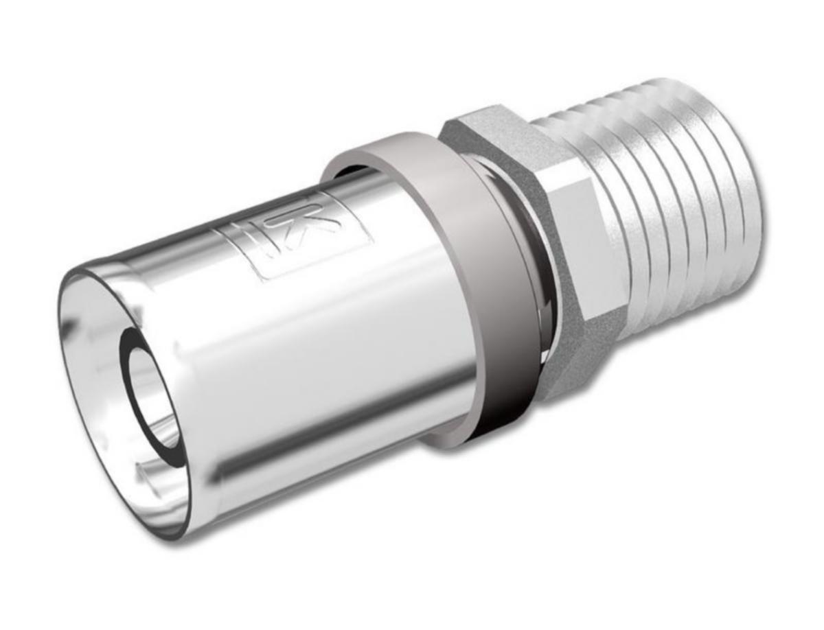 Puristusliitin LK PressPex suora uk - PURISTUSLIITIN SUORA AX25- ¾"UK LK