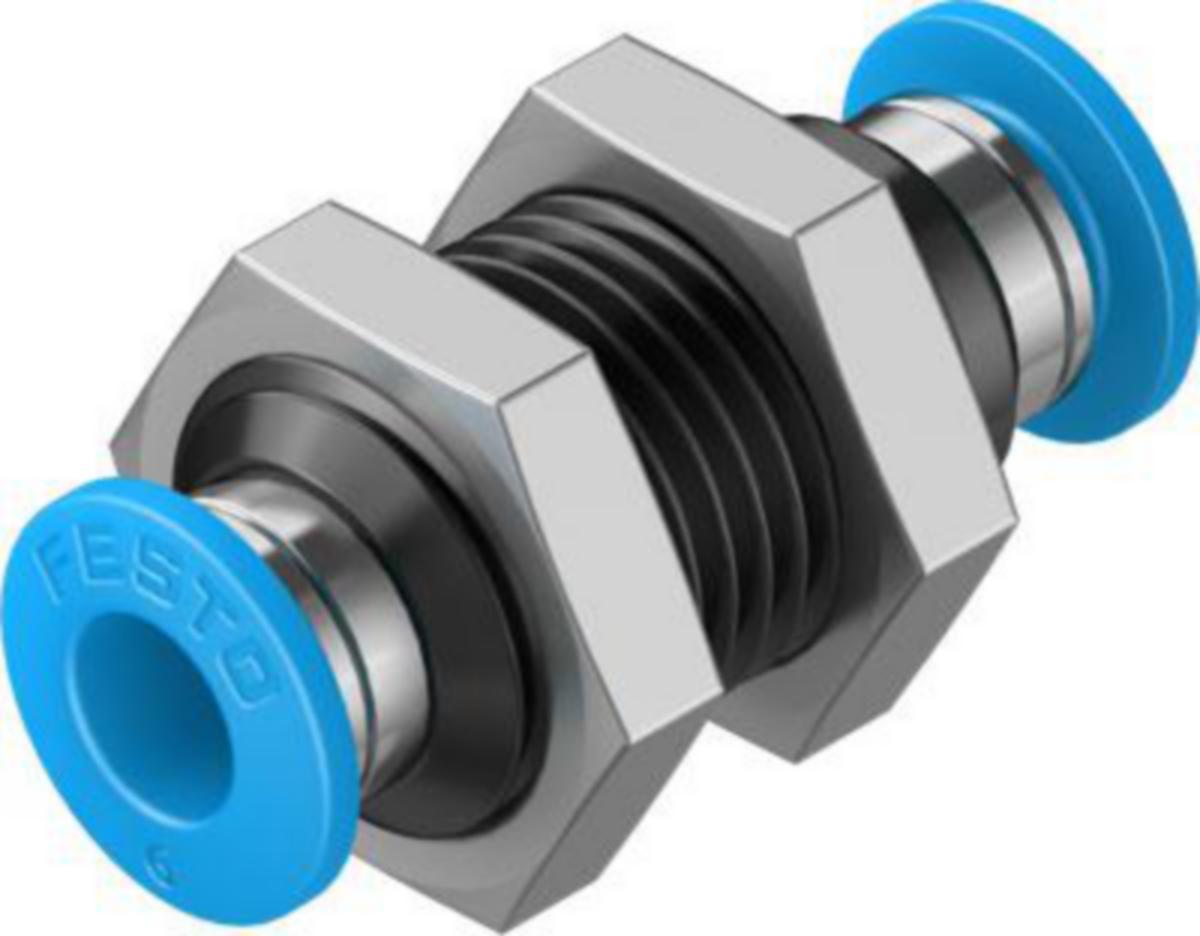 Läpivientiliitin Festo QSS - LÄPIVIENTIPISTOLIITIN 130789 FESTO QSS-6-100