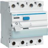 Vikavirtasuojakytkin Hager 4-napainen korkea sykäysvirrankestoisuus