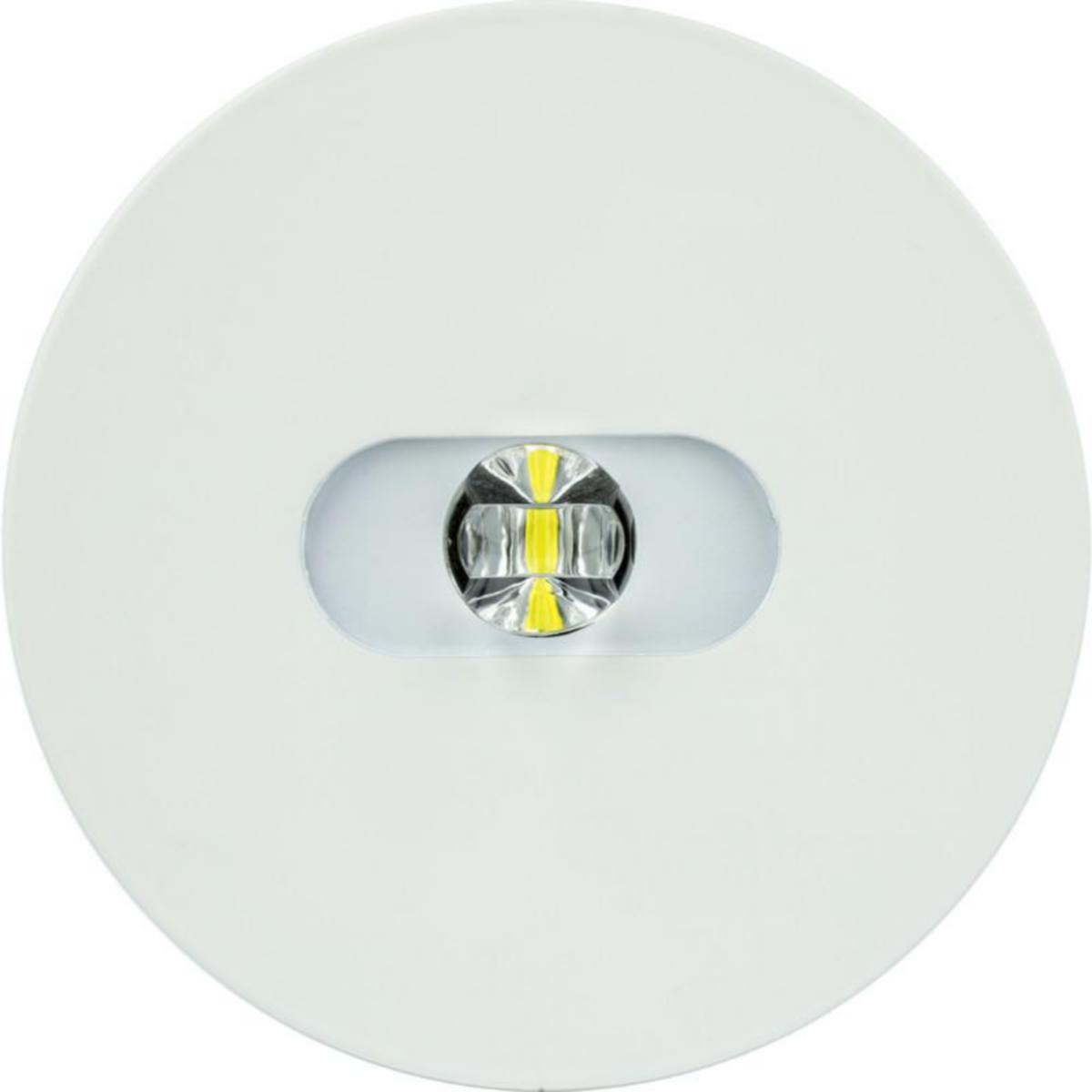 Turvavalaisin Teknoware Slimspot II pyöreä - TURVAVALAISIN SLIMSPOT II TWT1151WK 230VAC/DC IP20