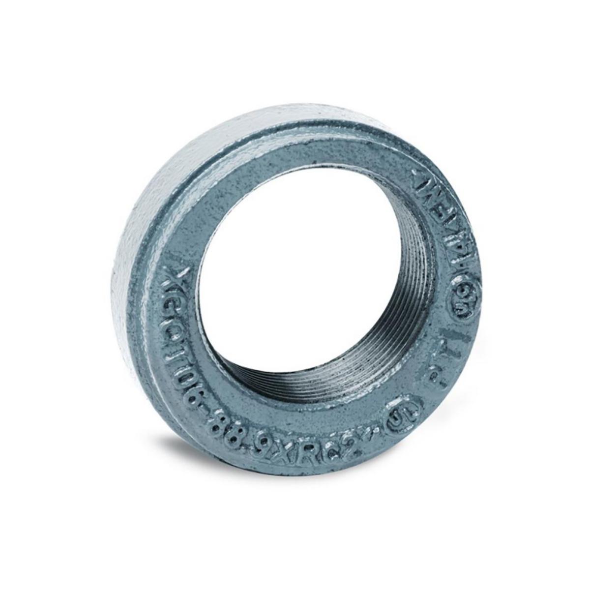 Urapääty kierrelähdöllä sinkitty - URAPÄÄTY KIERRELÄHDÖLLÄ DN50-40 SINKITTY60.3X48.3 MM