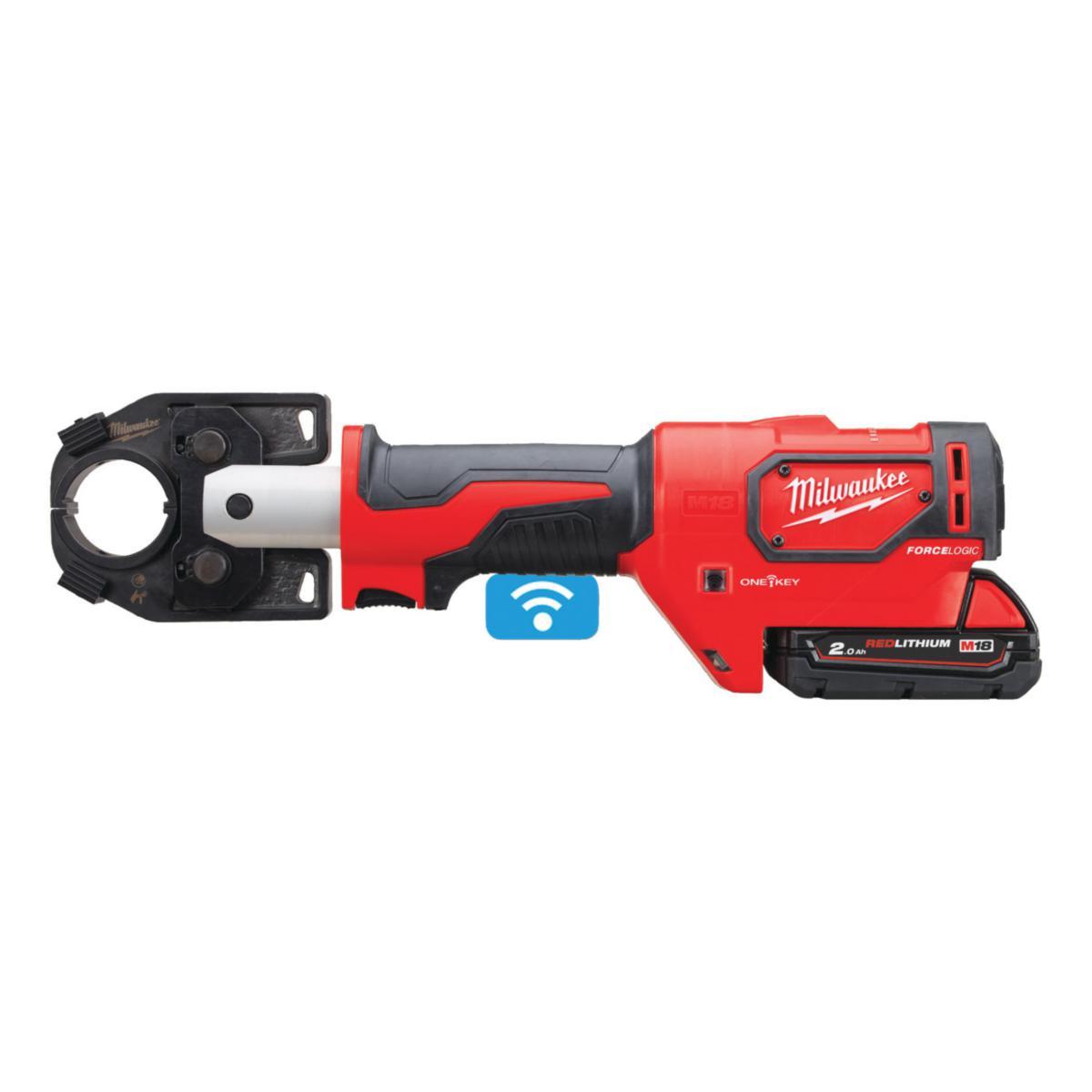 Hydraulinen akkukaapelipuristin Milwaukee M18 HCCT Force Logic - AKKUKAAPELIPURISTIN MILWAUKEE M18 HCCT-201C