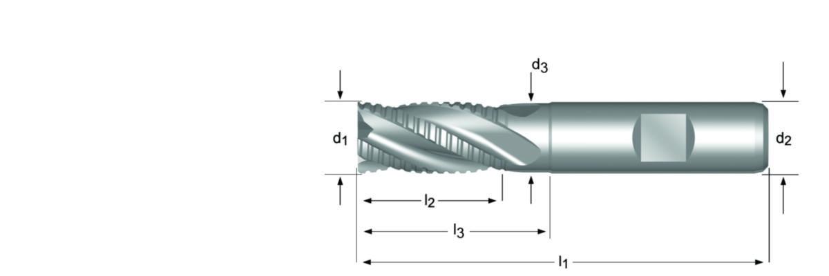 Rouhintajyrsin Dormer C400 HSS-E - ROUHINTAJYRSIN HSCO DORMER C400 12.0