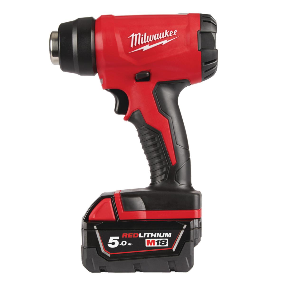 Akkukuumailmapuhallin Milwaukee M18 BHG-502C - AKKUKUUMAILMAPUHALLIN MILWAUKEE M18 BHG-502C