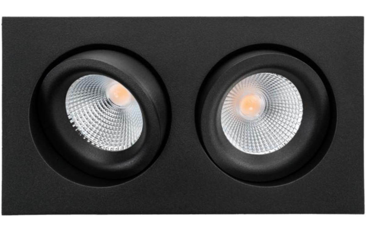 Alasvalo SG Junistar Lux Square - ALASVALO JUNISTAR LUX SQUARE LUX SQ 2X7W 3000K DA MU IP44