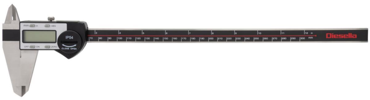 Työntömitta Diesella digitaalinen IP54 ABS - TYÖNTÖMITTA 0-300X0,01MM IP54 DIESELLA 10218480