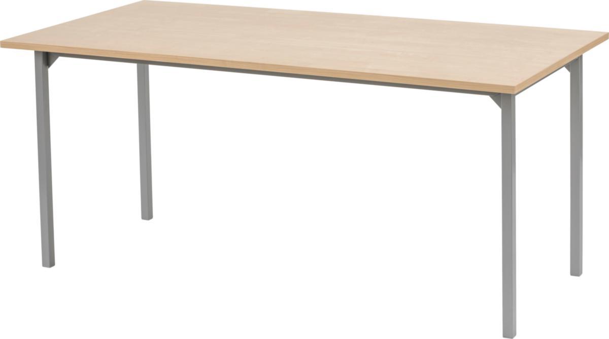 Työpöytä Steady - TYÖPÖYTÄ STEADY 1400X700X920MM HOPEA/VALKOINEN