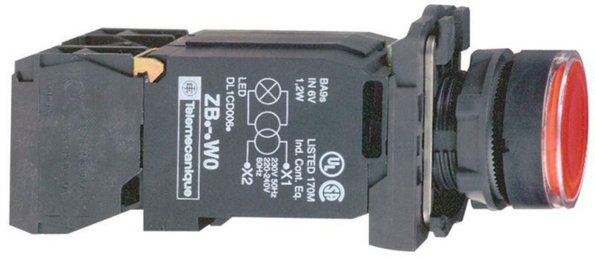 Kumisuojuspainike Schneider Electric Harmony - TASOVALOPAINIKE HARMONY XB5AW3445. PUN.. MUUNTAJA.