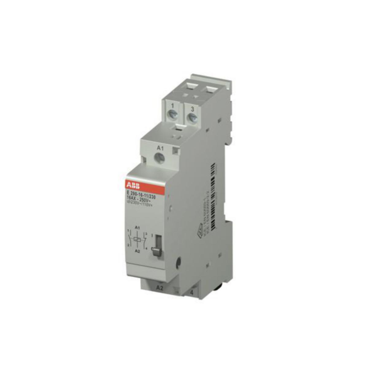 Sysäysrele ABB E290 - SYSÄYSRELE E290 1S,1A 16A
