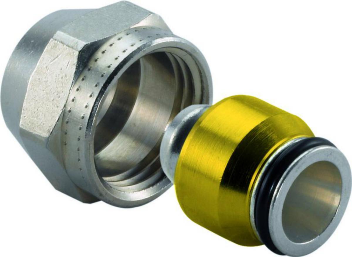 Suoraliitin Uponor Uni-X liitin MLC - KOMPOSIITTILIITIN UPONOR MLC 20-3/4"FT EURO