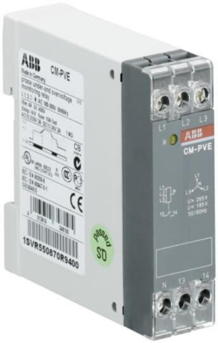 Valvontarele jännite ABB - VALVONTARELE JÄNNITE ABB CM-PVE,ALI-JA YLIJÄNNITE