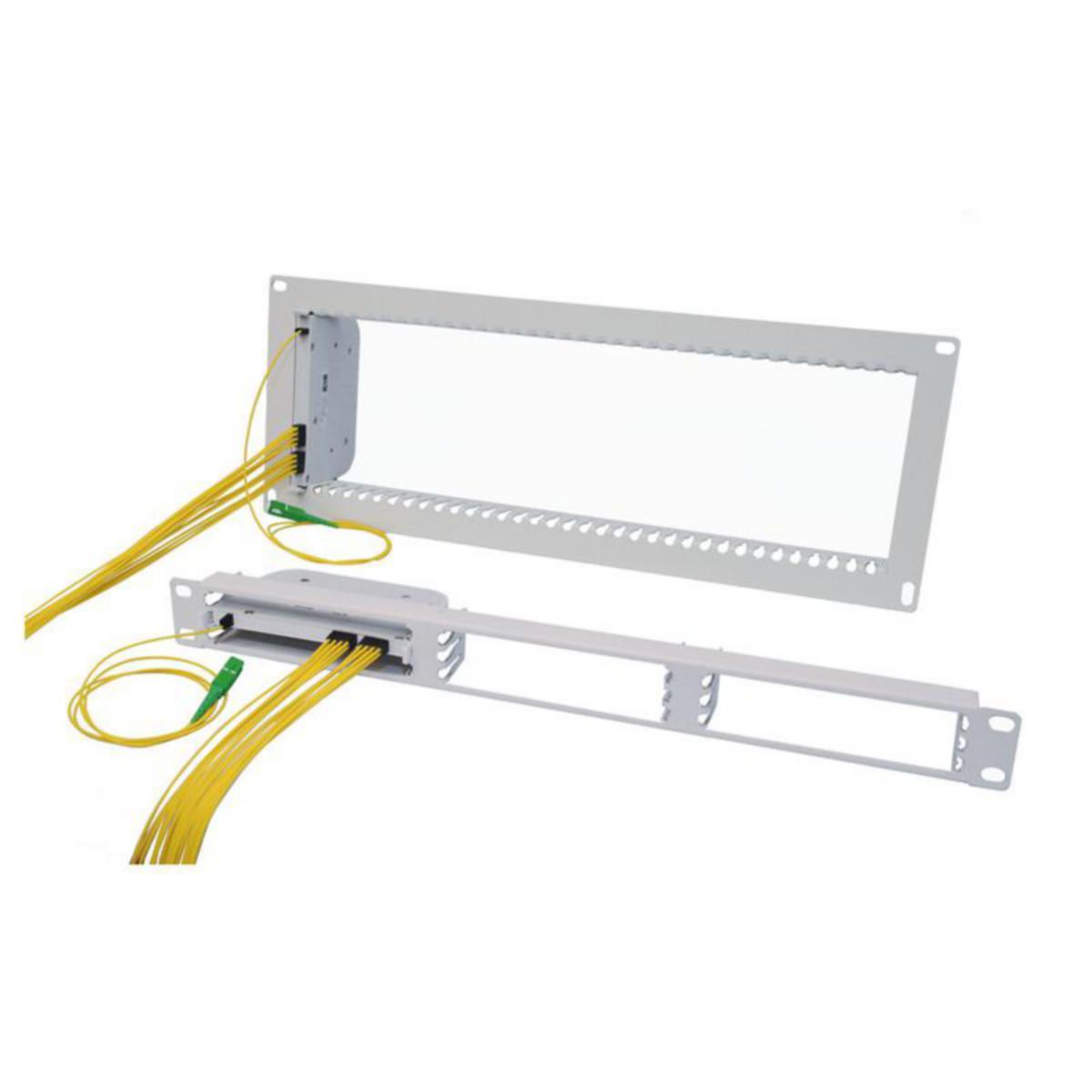Asennusrunko Hexatronic 19" - ASENNUSRUNKO HEXATRONIC SPLITTER FRAME 4U 19"