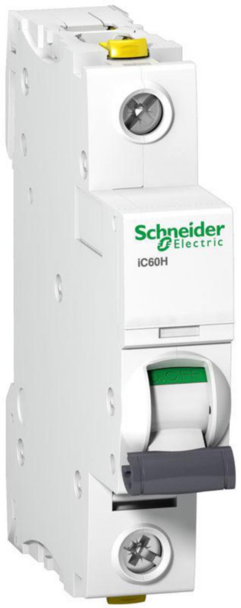 Johdonsuojakatkaisija Schneider Electric Acti 9 D-käyrä 1-nap 10kA - JOHDONSUOJAKATKAISIJA ACTI9 IC60H 1P D32A 10kA