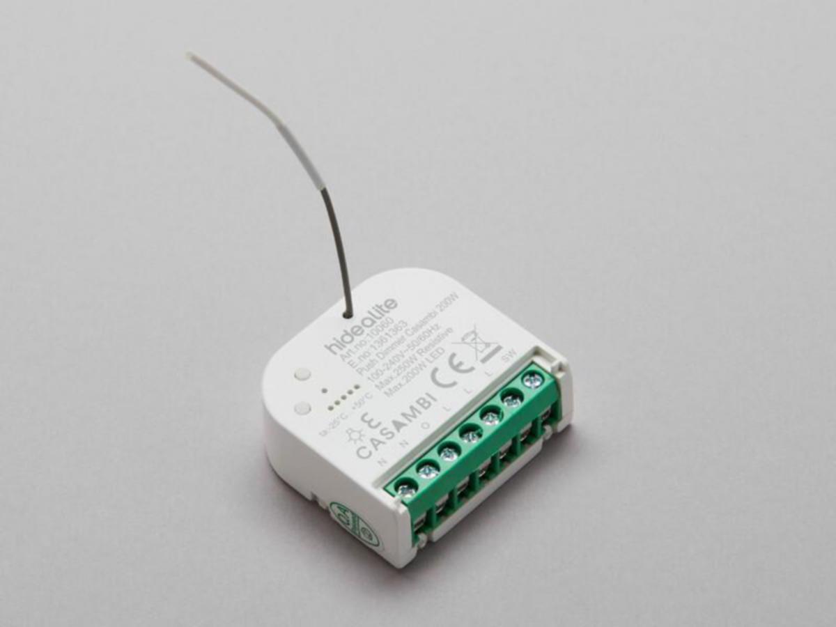 Painikehimmennin Hide-a-lite Casambi - VALONSÄÄDIN CASAMBI PAINIKEHIMMENIN 200W IP20