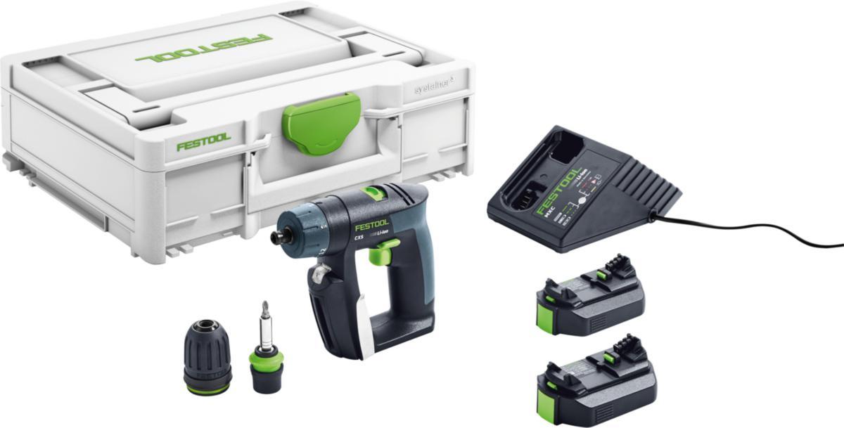 Akkuruuvinväännin Festool CXS 2,6-Plus - AKKURUUVINVÄÄNIN FESTOOL CXS LI 2.6-PLUS