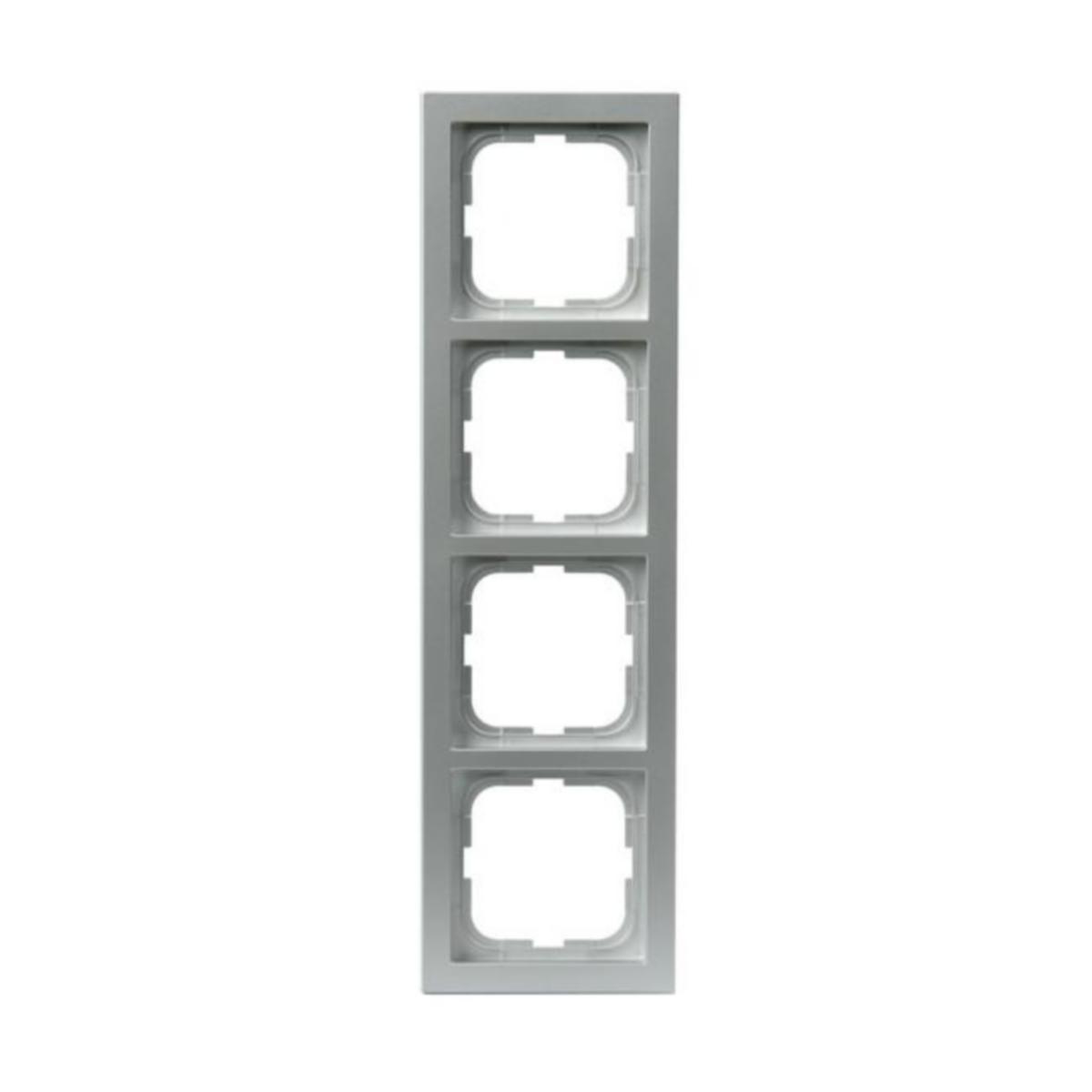 Peitelevy ABB Impressivo alumiini - PEITELEVY IMPRESSIVO 4OS/IP21/85MM ALU