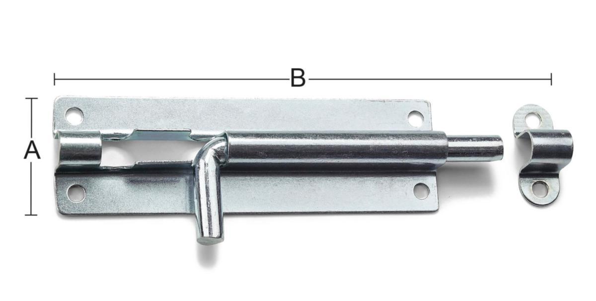 Työntösalpa Habo 7123 - TYÖNTÖSALPA 7123 HABO 150 TERÄS SINKITTY 1