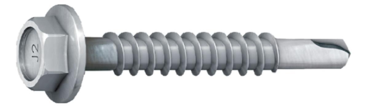 Rakennusruuvi EJOT® JT2-3H sivulimitys - RAKENNUSRUUVI SIVULIMITYS EJOT SAPHIR 6.3X22 FZB 250 KPL