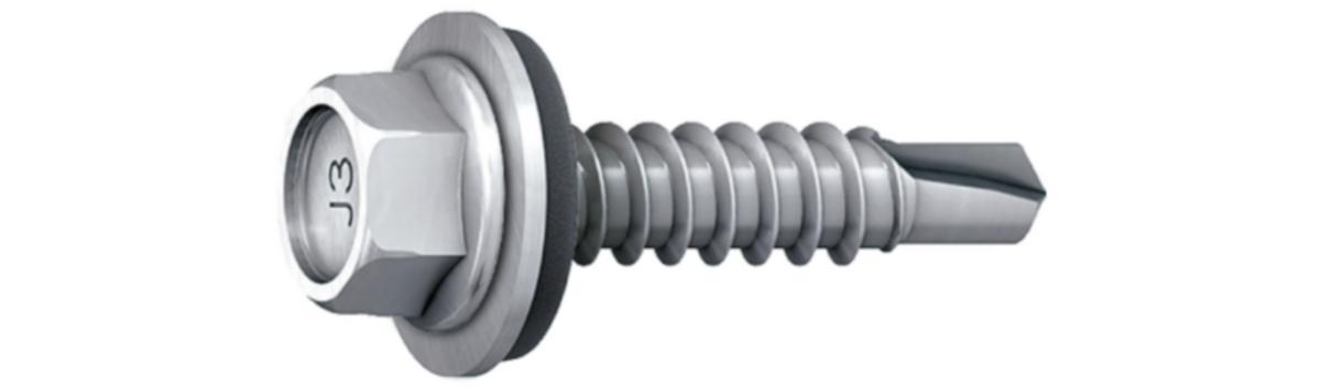 Poraruuvi EJOT® JT3-2-4.9 - RAKENNUSRUUVI PUURAKENTEET EJOT SUPER-S 4.9X35 RST 250KPL