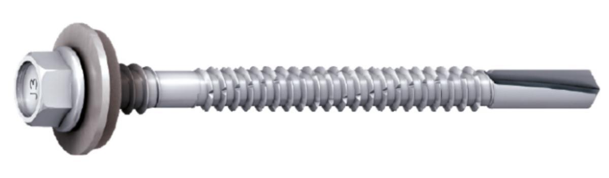 Elementtiruuvi EJOT® Ejoguard JT2-D-12-5.5/6.3 - ELEMENTTIRUUVI PINNOITETTU JT2-D-12-5,5/6,3x155-E19 F12