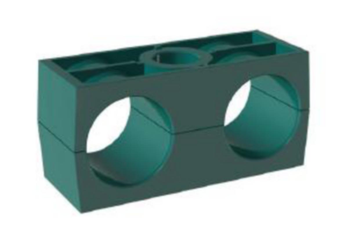 Kaksoiskiinnitin Stauff PP profiloitu malli - KIINNITIN STAUFF 112/12PP