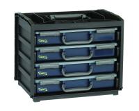 Tarvikelaatikosto 4 laatikkoa,  Raaco