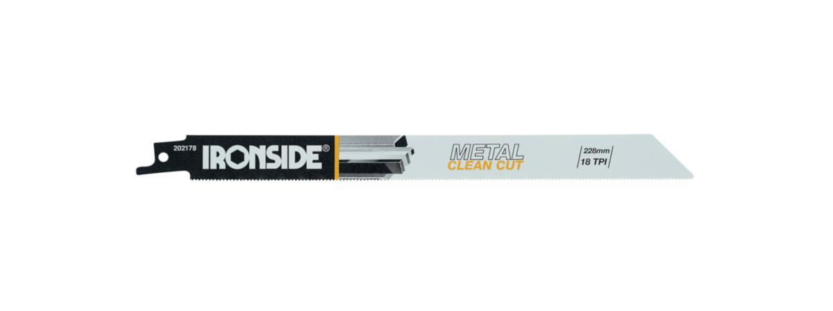 Puukkosahanterä Ironside Metalli, Bi-metalli - PUUKKOSAHANT BI.ME 228X19 5 IRONSIDE 202178