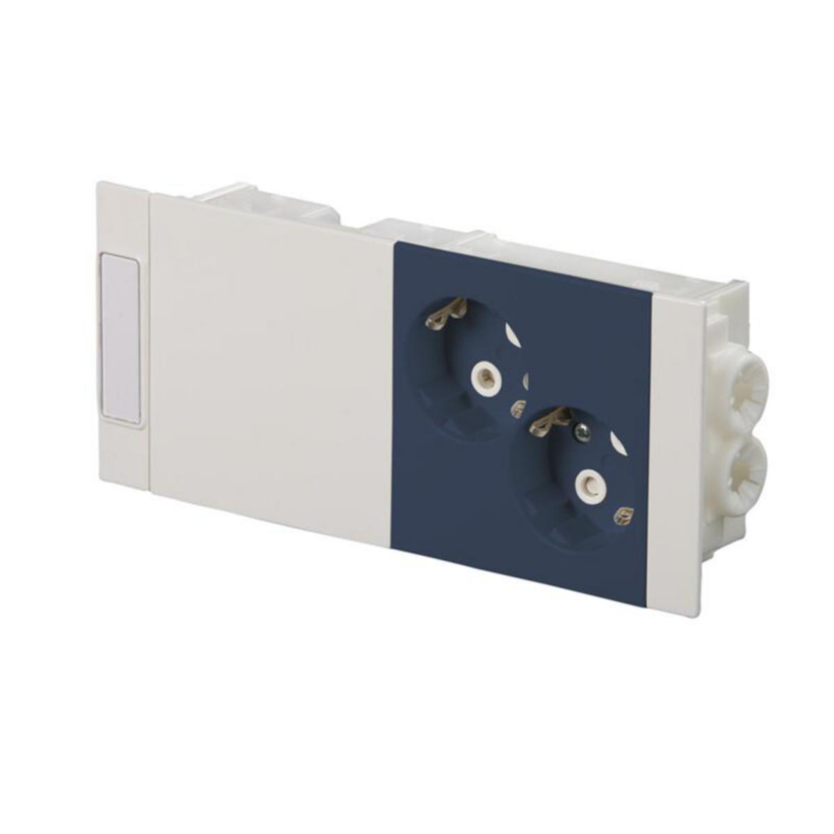 Kanavapistorasia ABB ProDuct esikytketty 2-osainen - KANAVAPISTORASIA PRODUCT 2S/16A/IP20 KYTK. SIN