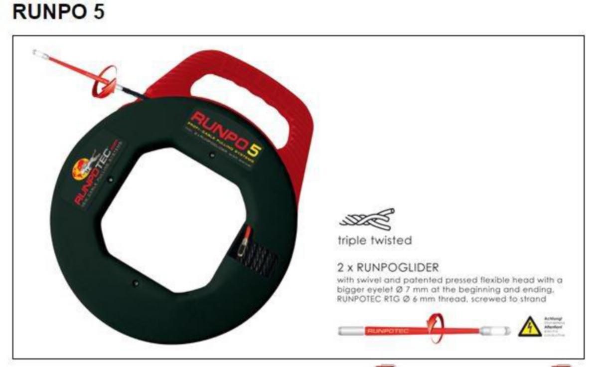 Vetojousitarvike Runpotec - VETOJOUSITARVIKE RUNPOTEC RUNPO 5, VETOJOUSITARVIKE 30 M