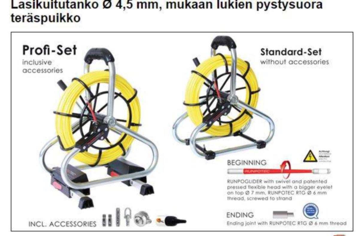 Vetojousitarvike Runpotec - VETOJOUSITARVIKE RUNPOTEC PROFI SET 60M, 4,5 MM