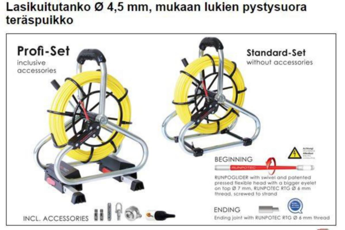 Vetojousitarvike Runpotec - VETOJOUSITARVIKE RUNPOTEC PROFI SET 50M, 4,5 MM