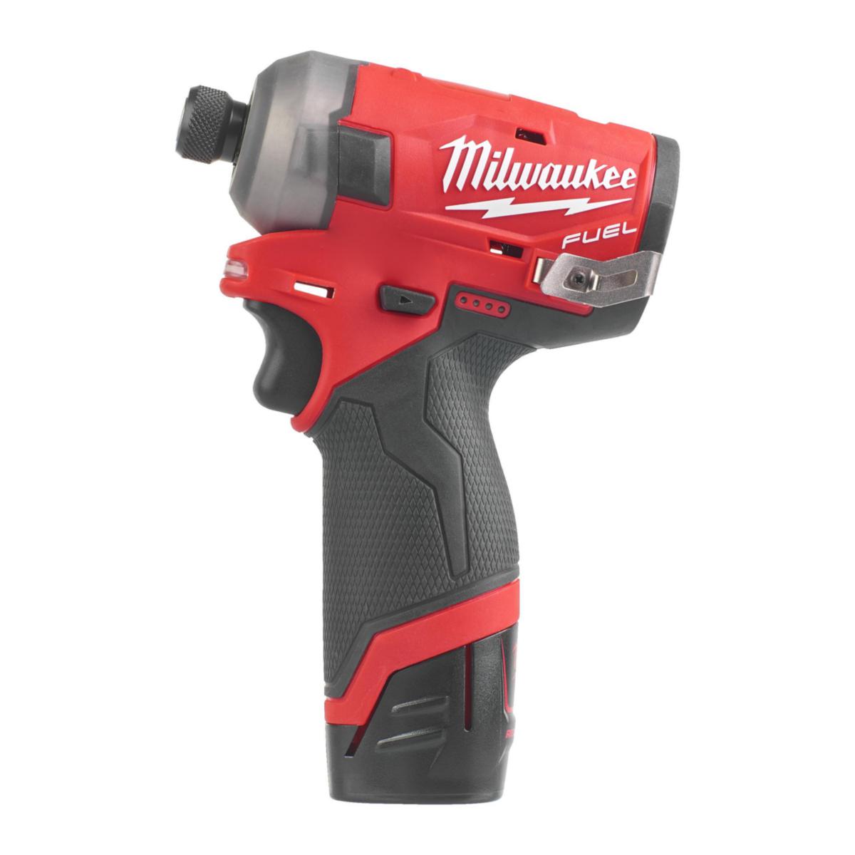 Akkuiskuruuvinväännin Milwaukee M12 FQID-202X - ISKEVÄ AKKURUUVINVÄÄNNIN MILWAUKEE M12 FQID-202X