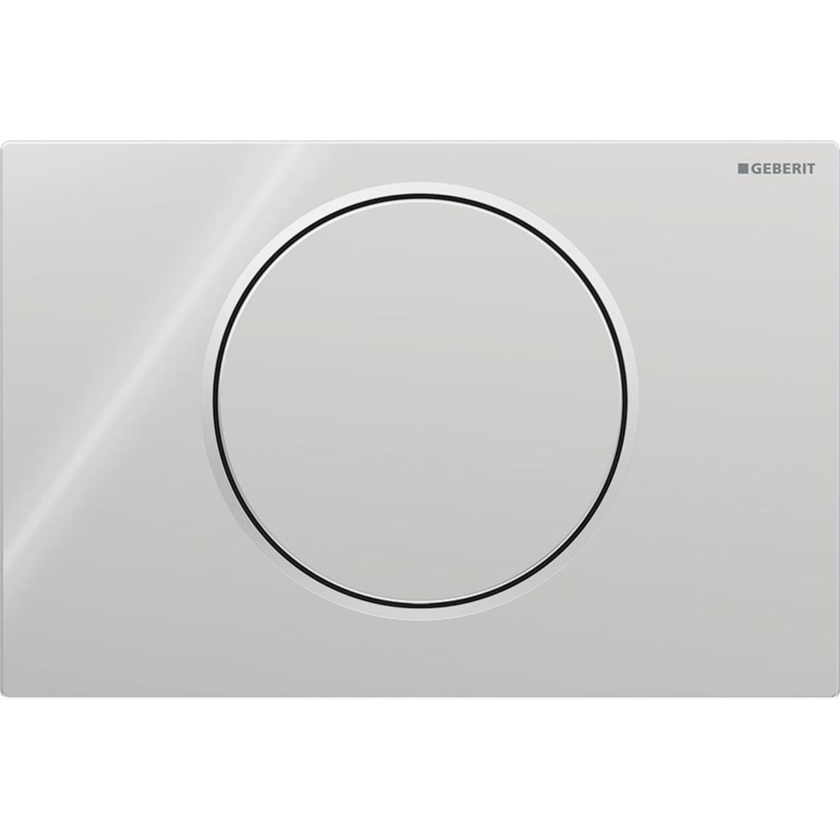 Huuhtelupainike Geberit Sigma 10 Round - HUUHTELUPAINIKE SIGMA10 1-H ROUND KROMI/MATTAKROMI