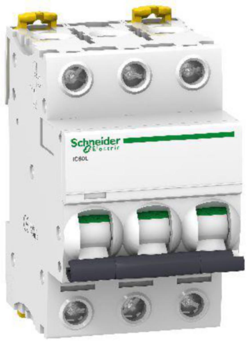 Johdonsuojakatkaisija Schneider Electric Acti 9 K-käyrä 3-nap 25kA - JOHDONSUOJAKATKAISIJA ACTI9 IC60L 3P K6A 25kA