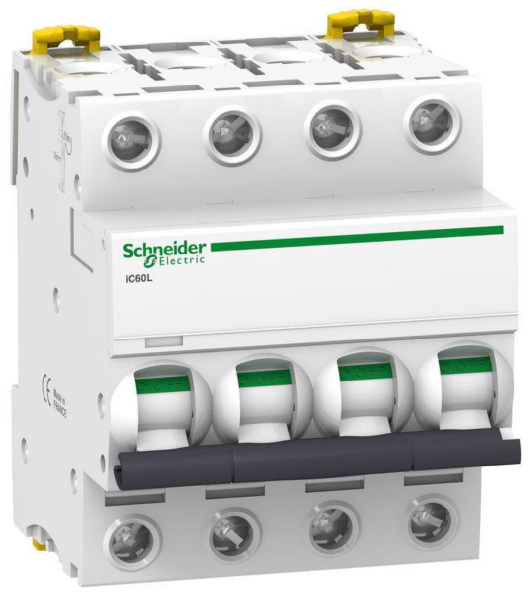 Johdonsuojakatkaisija Schneider Electric Acti 9 K-käyrä 4-nap 25kA - JOHDONSUOJAKATKAISIJA ACTI9 IC60L 4P K25A 25kA