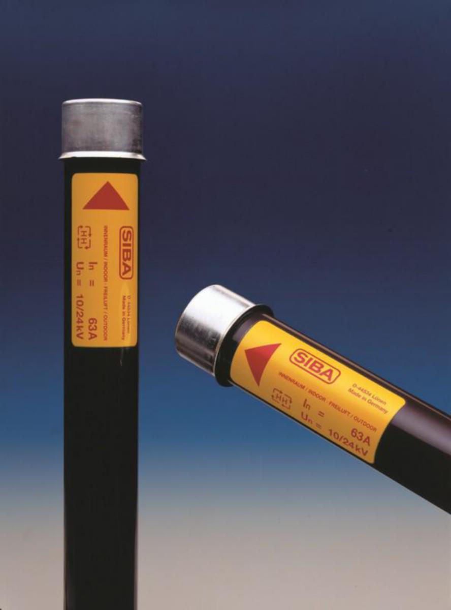 Suurjännitesulakkeet Siba 6/12kV - SUURJÄNNITESULAKE SIBA 6.3A 6/12kV E=292mm