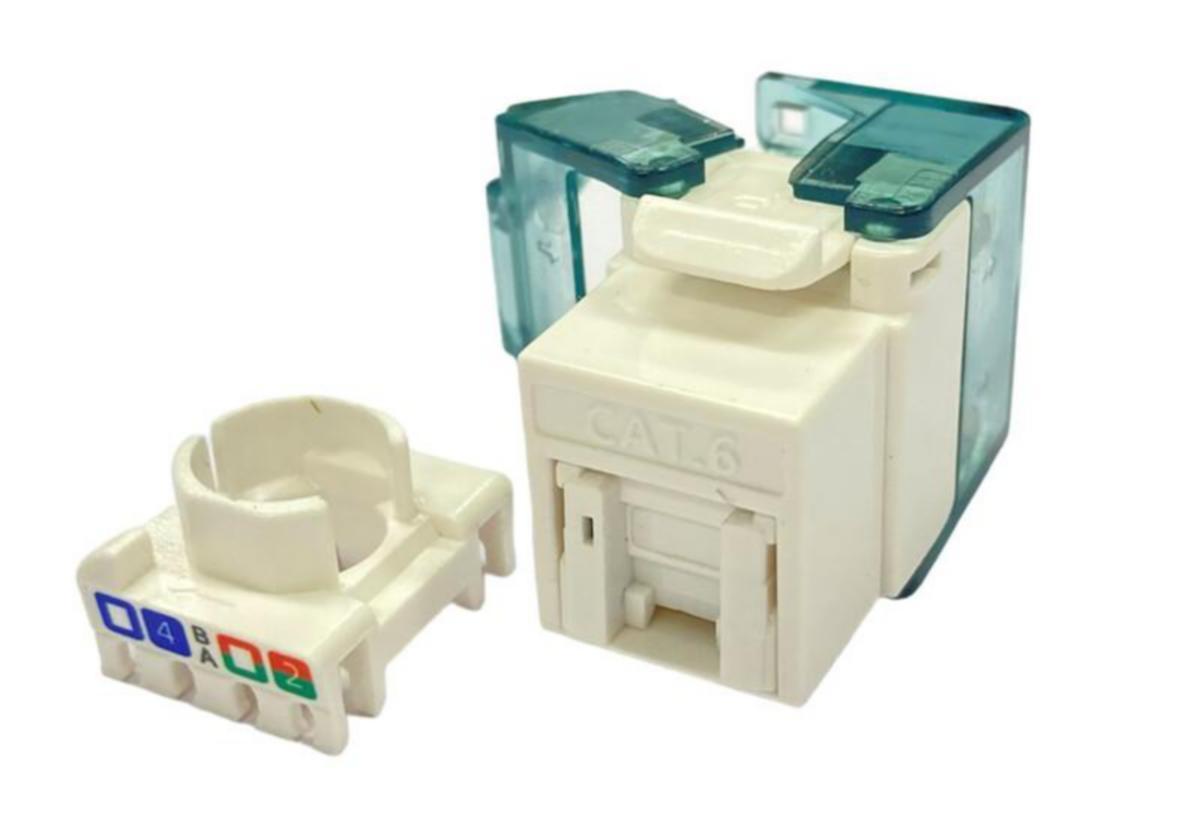 Liitin-CAT6 UTP LA-CAT Työkaluton - LIITIN-CAT6 LA-CAT RJ45 KEYSTONE LIITIN CAT6 UTP