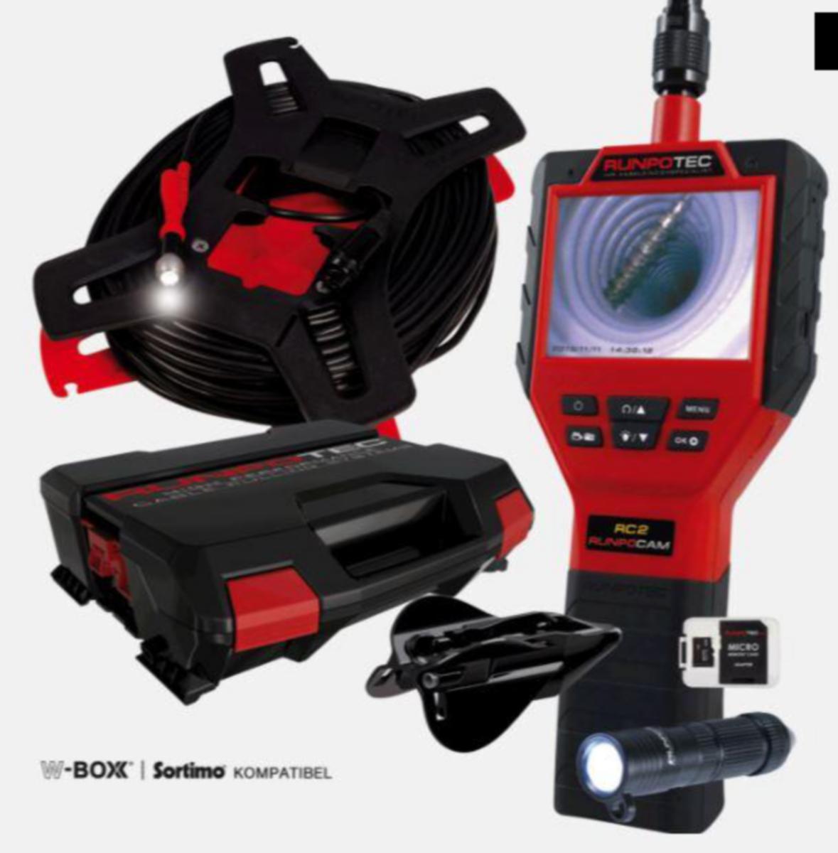 Kaapelinmittauslaite Runpotec - KAAPELINMITTAUSLAITE RUNPOTEC RUNPOCAM RC2+GF3 30M