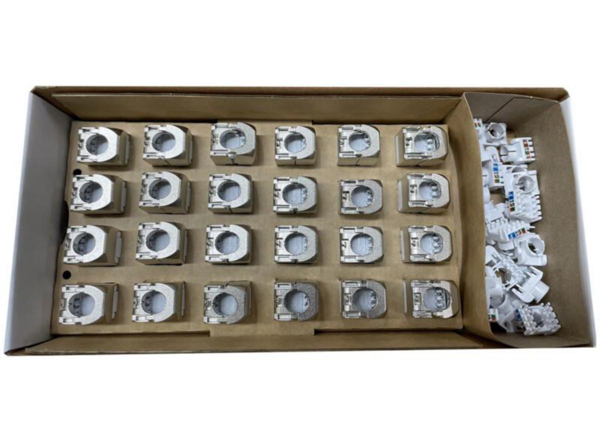 Liitinyksikkö Eurolan Cat6A UTP Keystone Toolless - LIITINYKSIKKÖ CAT6A UTP EUROLA TOOLLESS PÖLYL. 24-PACK
