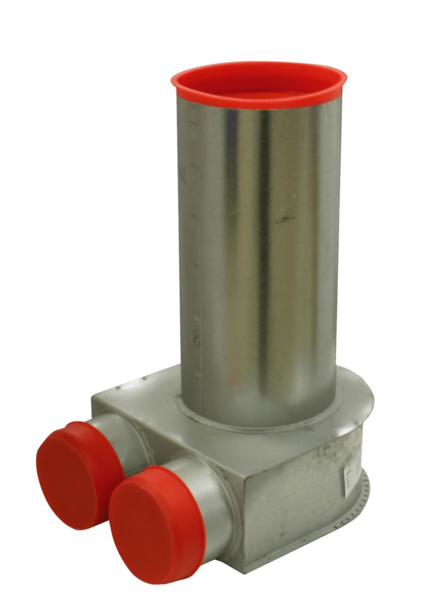 Blue Sky liitäntäosa, kattomalli - KANAVAJÄRJESTELMÄ BLUE SKY LIITÄNTÄOSA D125 VENTT SIVUL.