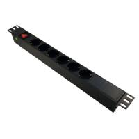 Pistorasiapaneeli LA-CAT 19" 6-os