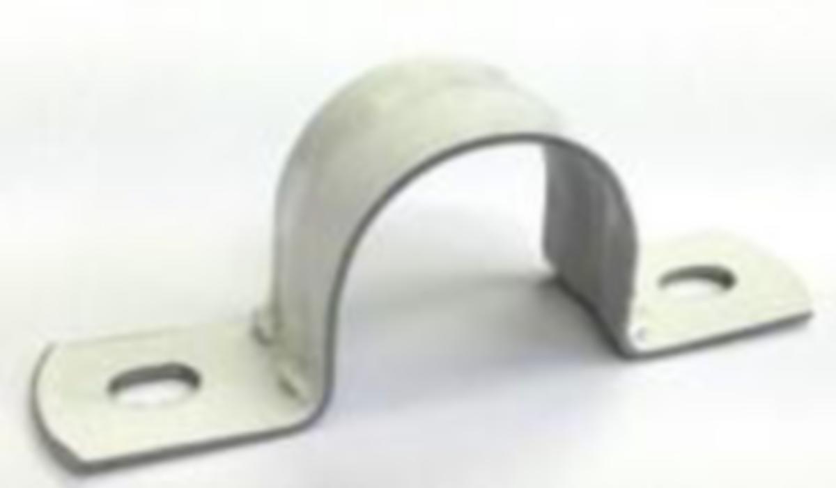 Metallikiinnike Morite yhdelle johdolle 2-ruuvia RST - RUUVIKIINNIKE MORITE 19-20mm RST 2 RUUVI