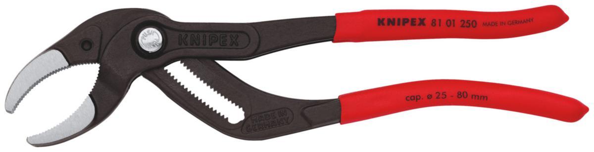 Liitinpihdit Knipex 8101 - LIITINPIHTI 250MM AUKEAMA 80MM KNIPEX MUOVIPUTKIIN JA LIIT
