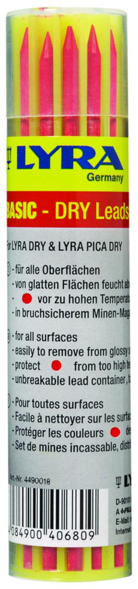 Merkintäkynän lisäväri Lyra Dry - LISÄVÄRI REIKÄKYNÄÄN LYRA DRY PUNAINEN 12