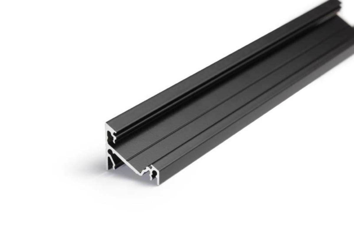 Valoprofiili ELIFE Kulma14 - VALOPROFIILI/-NAUHA ELIFE AL 24X19X2000 MUS