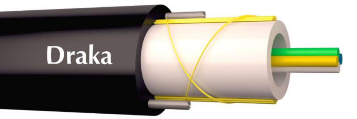 Valokuitukaapeli maa Draka - VALOKUITUKAAPELI MAA DRAKA FYO2PMU FTTH 4XSM