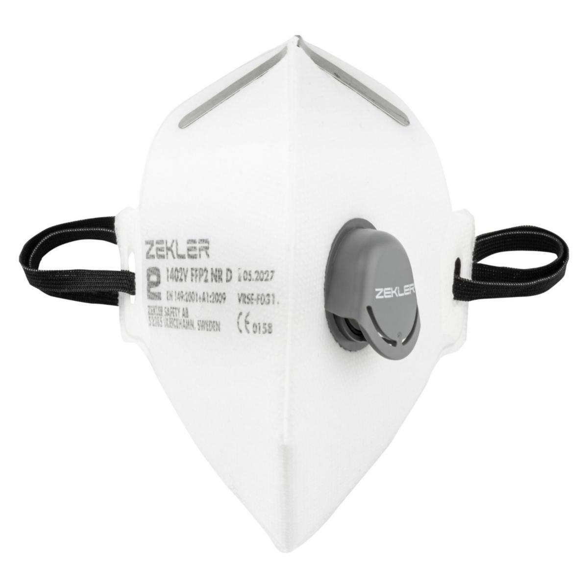 Puolinaamari Zekler 1402V - PUOLINAAMARI 1402V FFP2V 15KPL ZEKLER 1402V