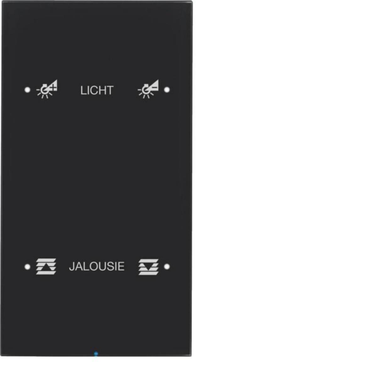 Painike KNX Hager R.3 - PAINIKE KNX R.3 2OS. LISÄT. OP. LASI MUS