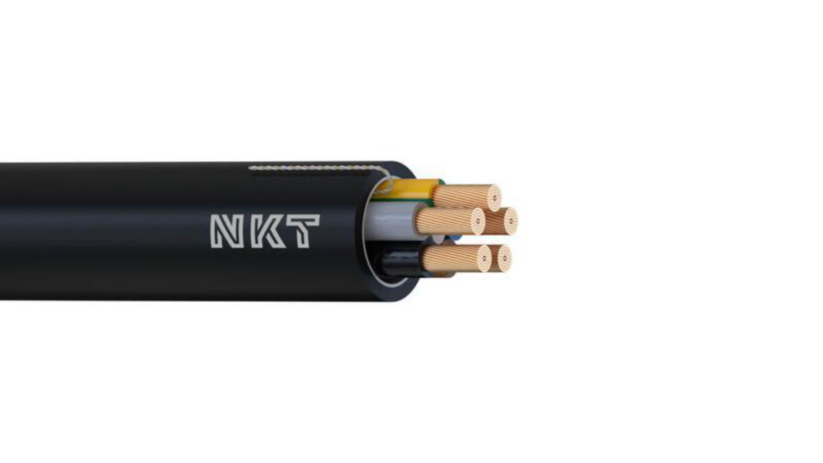 Kuparivoimakaapeli-HF NKT RXQ DCA - KUPARIVOIMAKAAPELI-HF NKT RXQ 3G2,5 0,6/1KV DCA K500