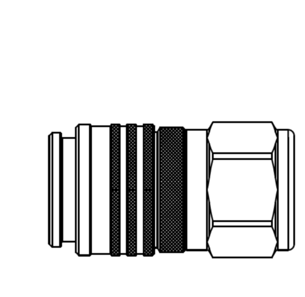Pikaliitinsarja FF-7500 Tema - PIKALIITINRUNKO 3/4 H TEMA FF7510 C